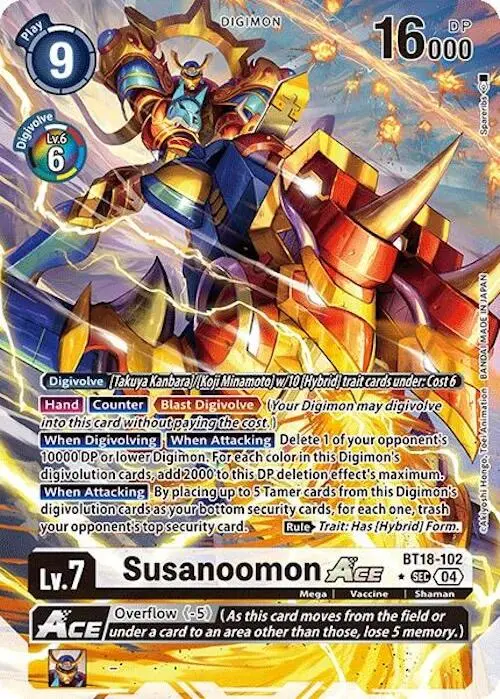 Susanoomon Ace [Bt18-102] (Alternate Art) [Release Special Booster Ver.2.0] 1