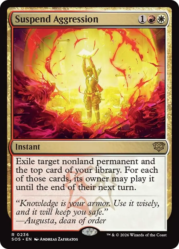 Suspend Aggression [Secrets Of Strixhaven] 1