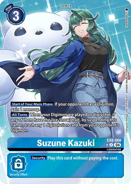 Suzune Kazuki [Ex8-066] (Alternate Art) [Chain Of Liberation] 1