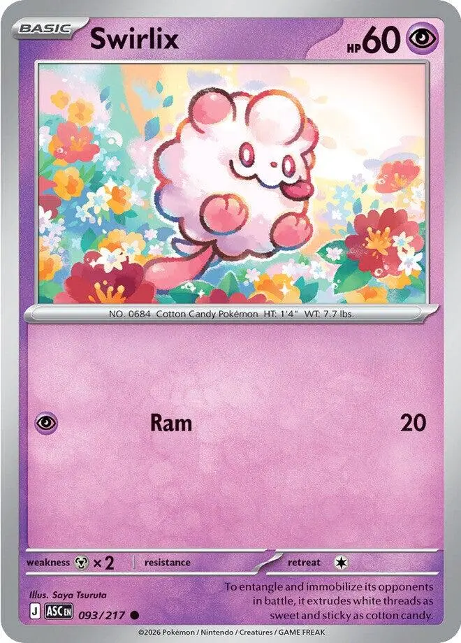 Swirlix (093/217) [Mega Evolution: Ascended Heroes] 1