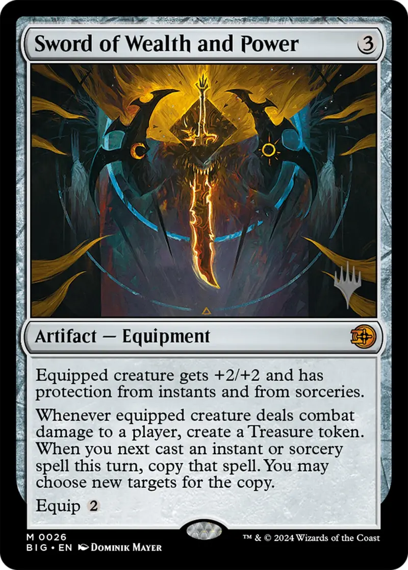 Sword Of Wealth And Power [Lorwyn Eclipsed Promos] 1