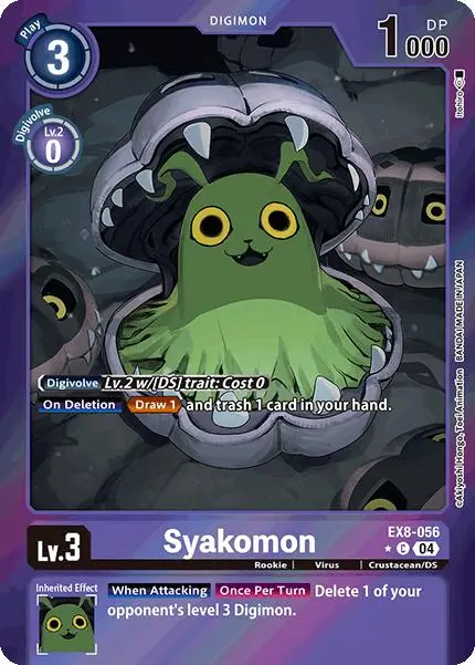 Syakomon [Ex8-056] (Limited Foil) [Chain Of Liberation] 1