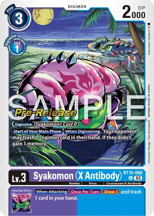 Syakomon (X Antibody) [Bt16-066] [Beginning Observer Pre-Release Promos] 1