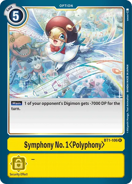 Symphony No.1 (Polyphony) [Bt1-106] [Release Special Booster Ver.1.0] 1