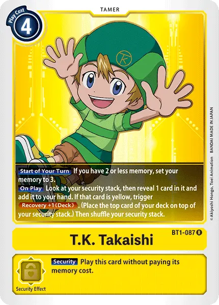 T.K. Takaishi [Bt1-087] [Release Special Booster Ver.1.0] 1