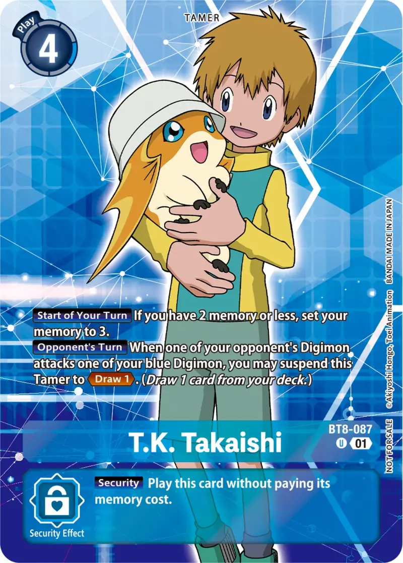 T.K. Takaishi [Bt8-087] (Tamer Party Pack -The Beginning-) [New Awakening] 1