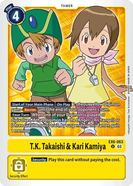 T.K. Takaishi & Kari Kamiya [Ex6-063] [Infernal Ascension] 1