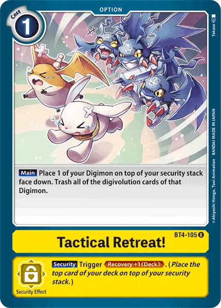 Tactical Retreat! [Bt4-105] [Great Legend] 1