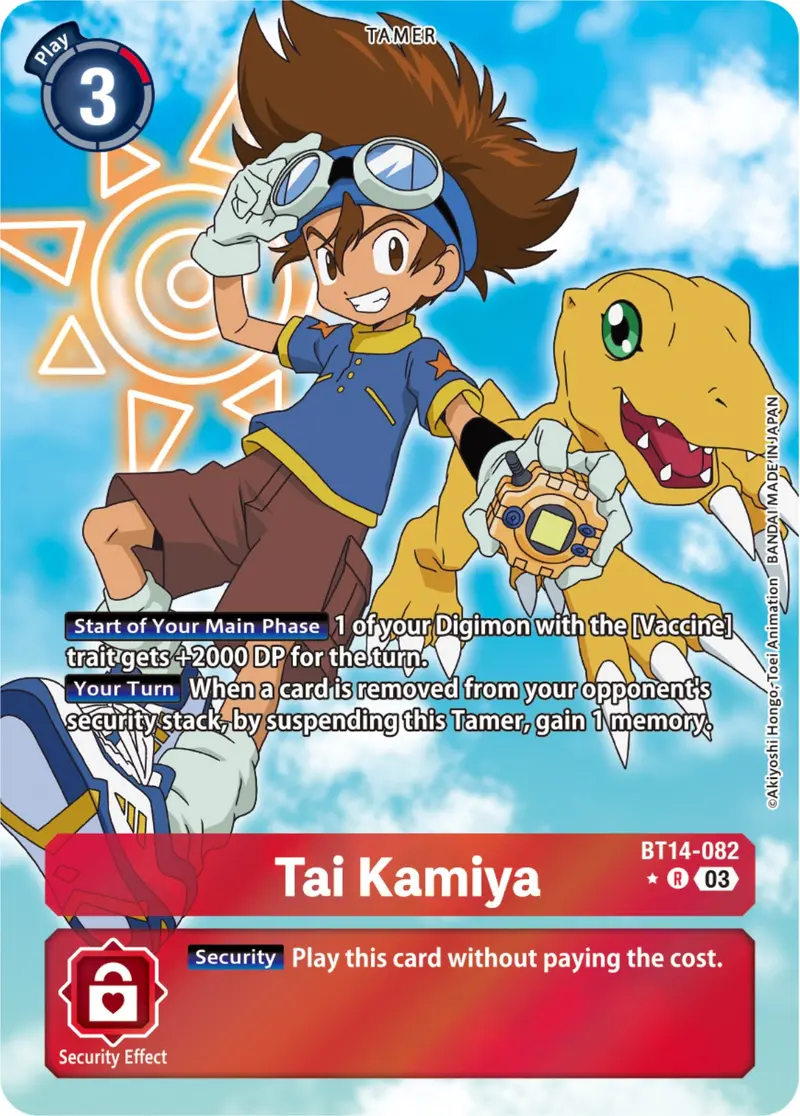 Tai Kamiya [Bt14-082] (Alternate Art) [Blast Ace] 1