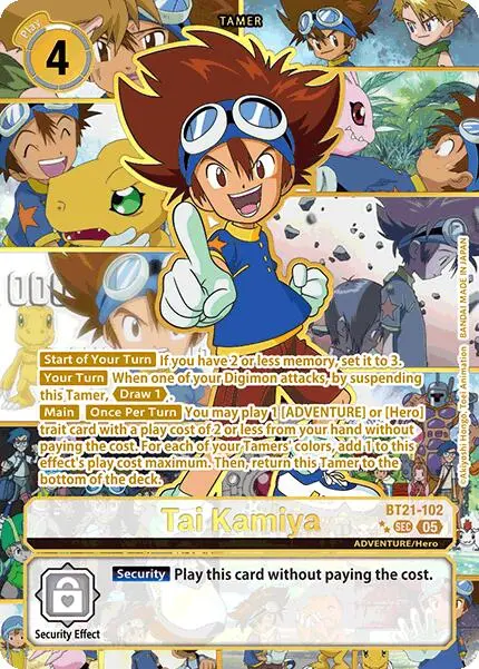 Tai Kamiya [Bt21-102] (Rare Pull) [World Convergence] 1