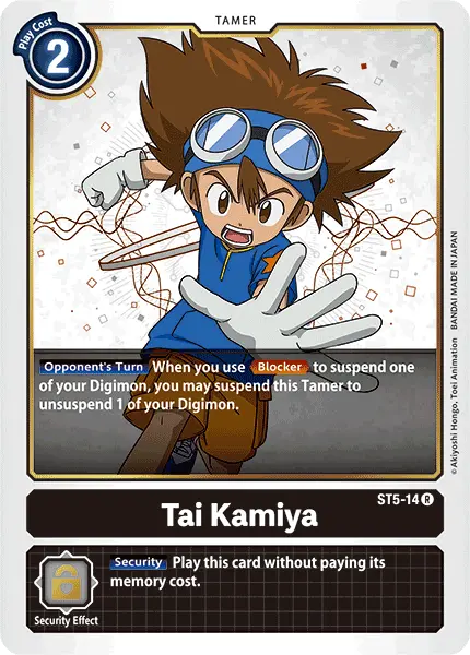 Tai Kamiya [St5-14] [Starter Deck: Machine Black] 1