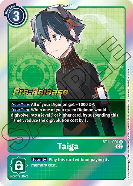 Taiga [Bt11-091] [Dimensional Phase Pre-Release Promos] 1
