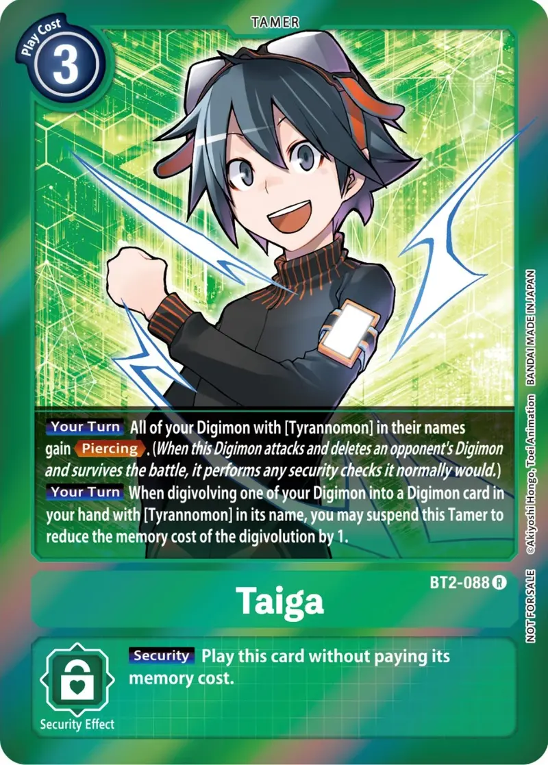 Taiga [Bt2-088] (Event Pack 4) [Release Special Booster Promos] 1