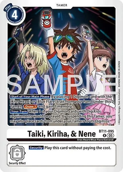 Taiki, Kiriha, & Nene [Bt11-095] [Advanced Booster Digimon Generation] 1