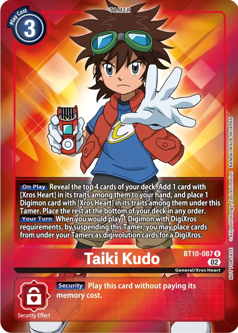 Taiki Kudo [Bt10-087] (Box Topper) [Xros Encounter] 1