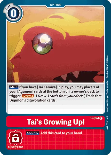 Tai's Growing Up! [P-024] [Promotional Cards] 1