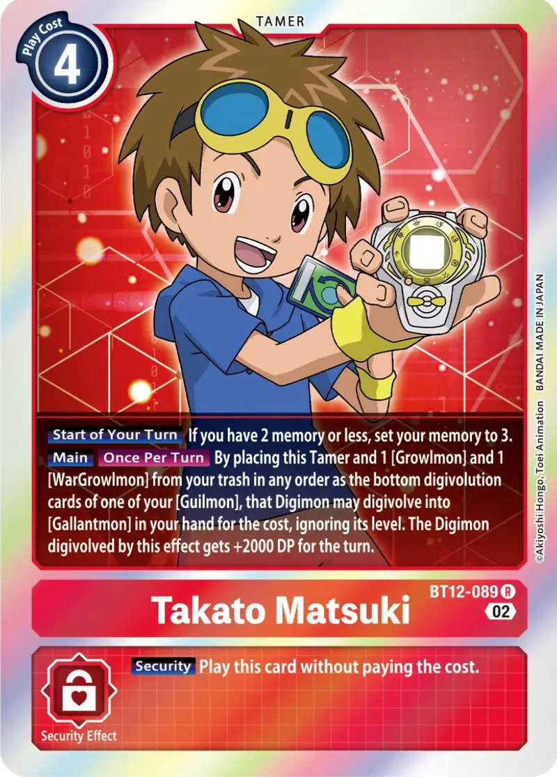 Takato Matsuki [Bt12-089] [Across Time] 1