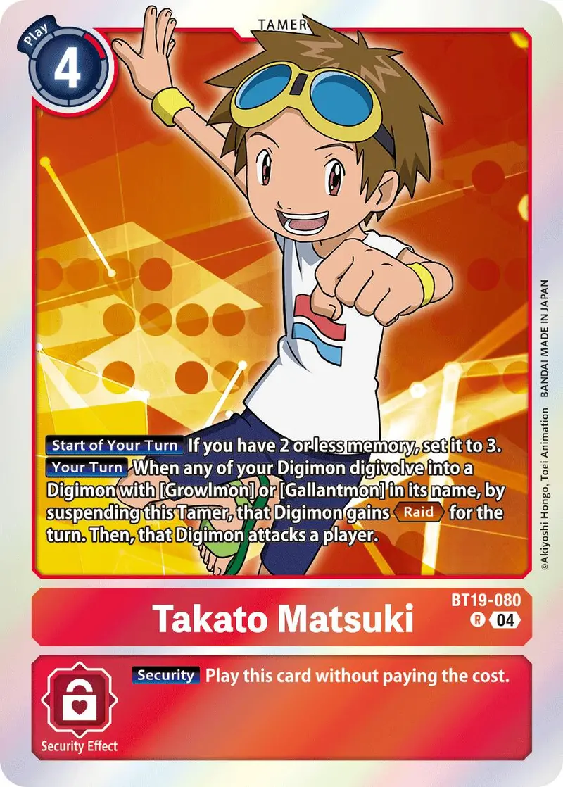Takato Matsuki [Bt19-080] [Release Special Booster Ver.2.5] 1