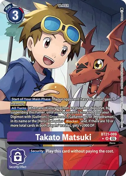 Takato Matsuki [Bt21-089] (Alternate Art) [World Convergence] 1