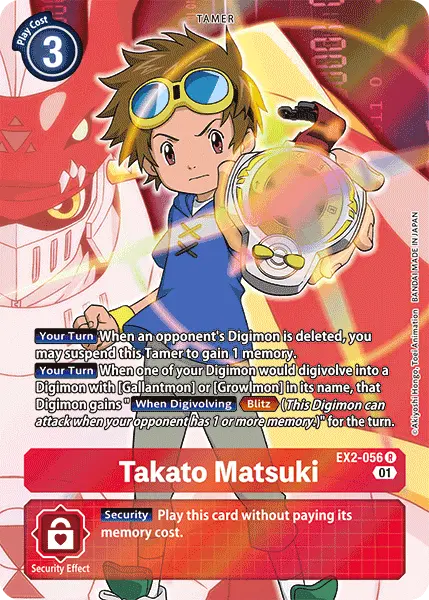 Takato Matsuki [Ex2-056] (Alternate Art) [Digital Hazard] 1