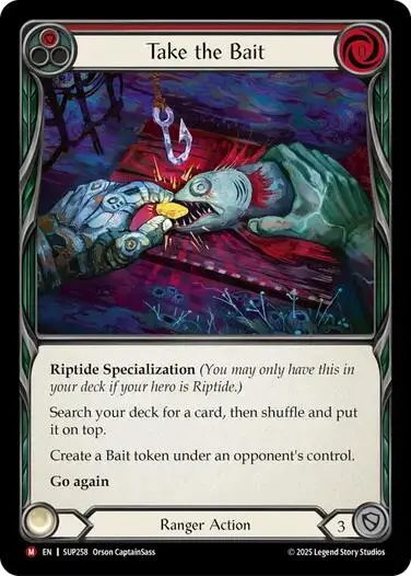 Take The Bait (Red) [Sup258] (Super Slam)  Rainbow Foil 1