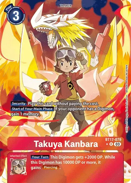 Takuya Kanbara [Bt17-079] (Alternate Art) [Secret Crisis] 1