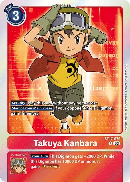 Takuya Kanbara [Bt17-079] [Secret Crisis] 1
