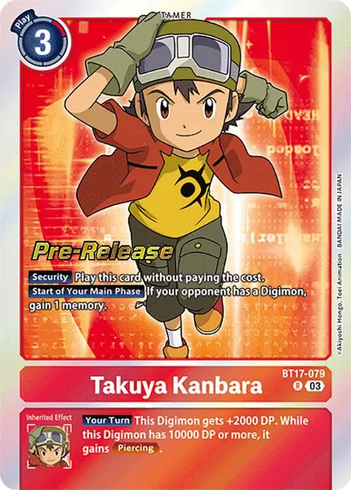 Takuya Kanbara [Bt17-079] [Secret Crisis Pre-Release Cards] 1