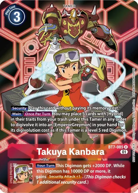 Takuya Kanbara [Bt7-085] (D-Scanner Alternate Art) [Next Adventure Promos] 1