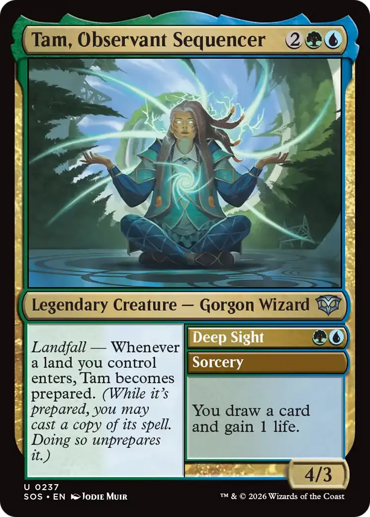 Tam, Observant Sequencer [Secrets Of Strixhaven] 1