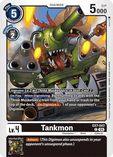 Tankmon [Ex7-043] [Digimon Liberator] 1
