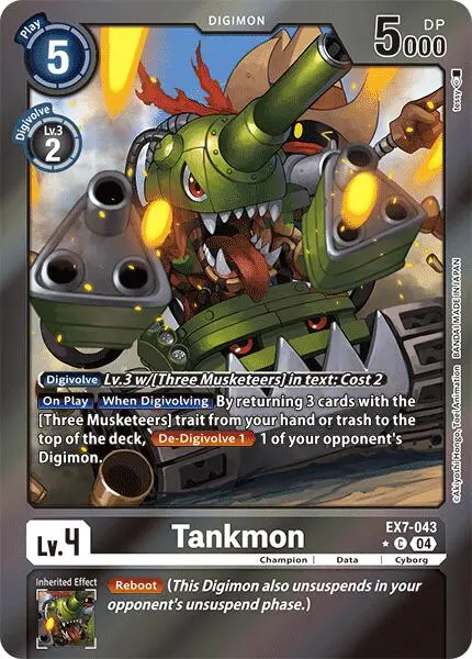 Tankmon [Ex7-043] (Foil) [Digimon Liberator] 1