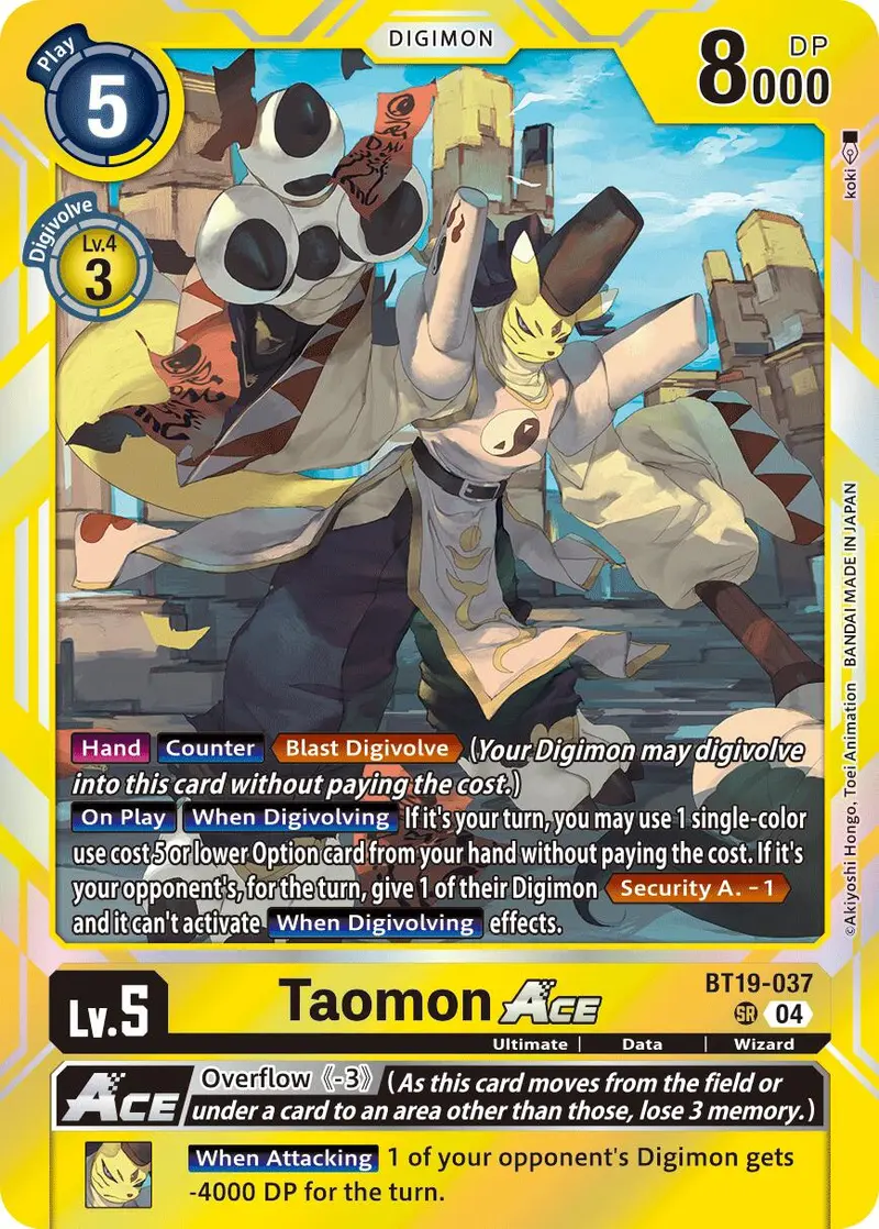 Taomon Ace [Bt19-037] [Release Special Booster Ver.2.5] 1