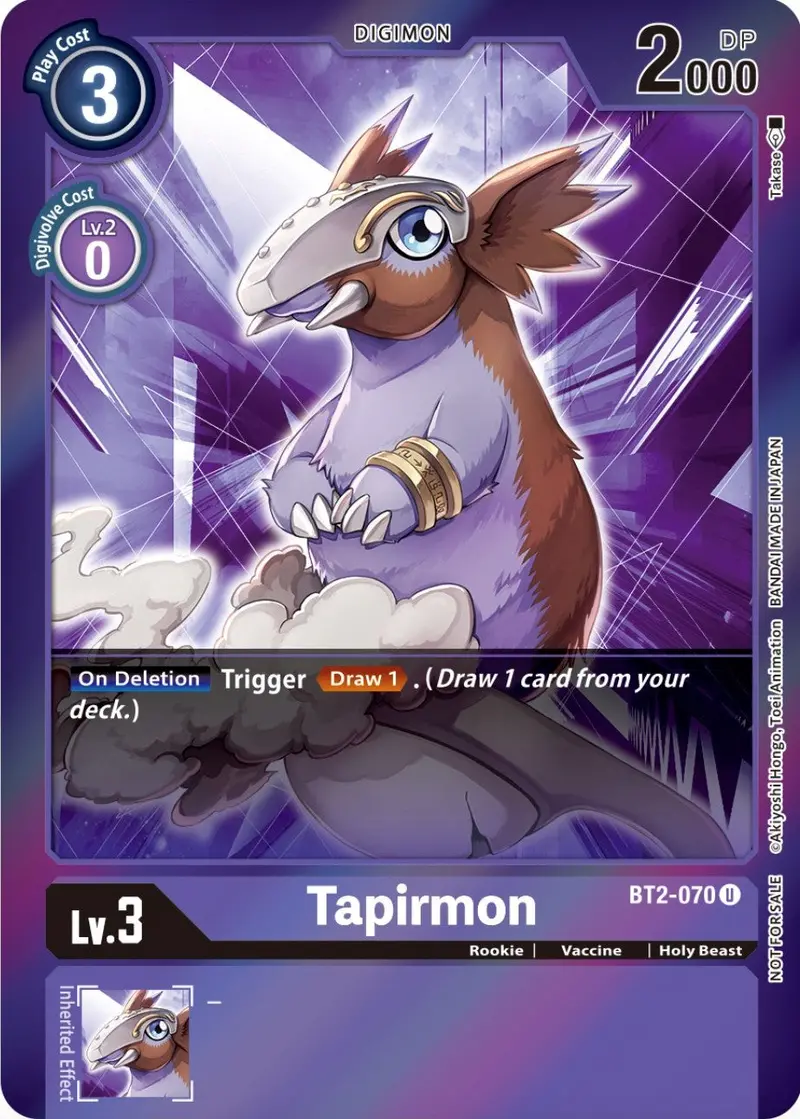 Tapirmon [Bt2-070] (Event Pack 4) [Release Special Booster Promos] 1