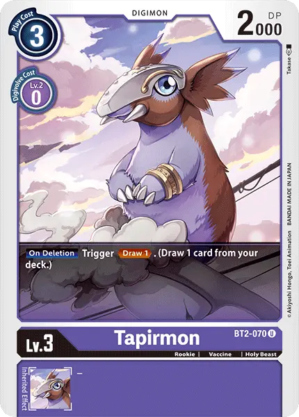 Tapirmon [Bt2-070] [Release Special Booster Ver.1.0] 1