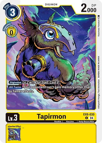 Tapirmon [Ex8-030] [Chain Of Liberation] 1