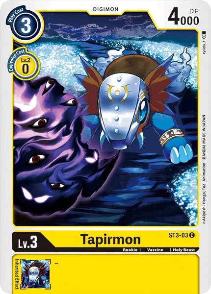 Tapirmon [St3-03] [Starter Deck: Heaven's Yellow] 1
