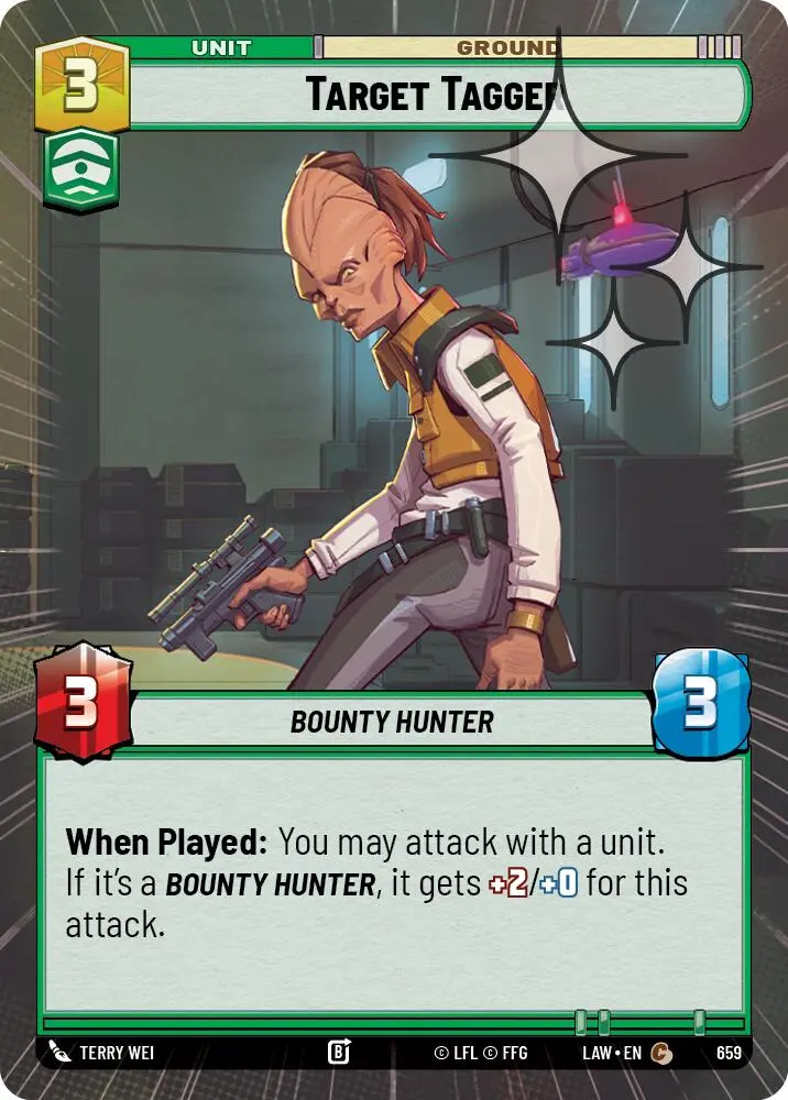 Target Tagger (659) (Hyperspace Foil) (659) [A Lawless Time] 1