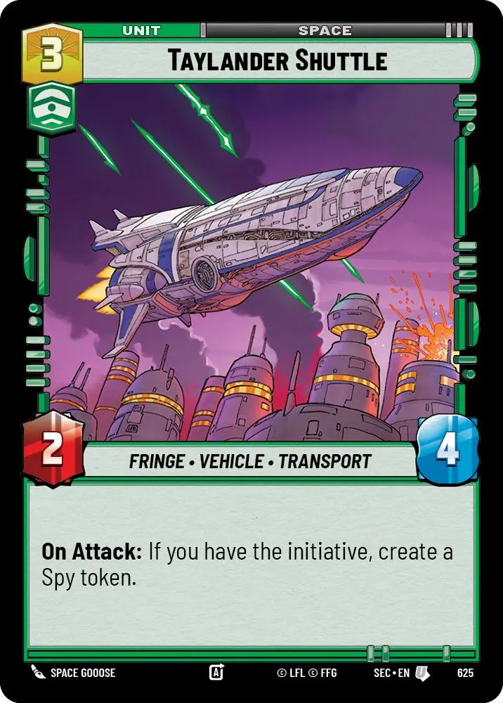 Taylander Shuttle (625) (Foil) (625) [Secrets Of Power] 1
