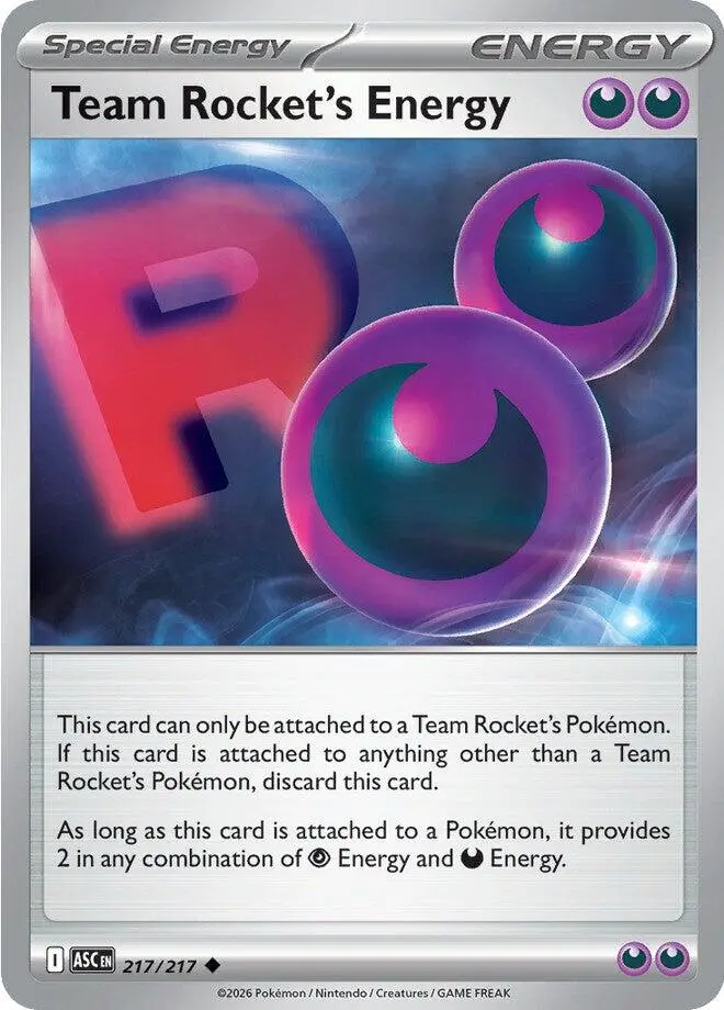 Team Rocket's Energy (217/217) [Mega Evolution: Ascended Heroes] 1