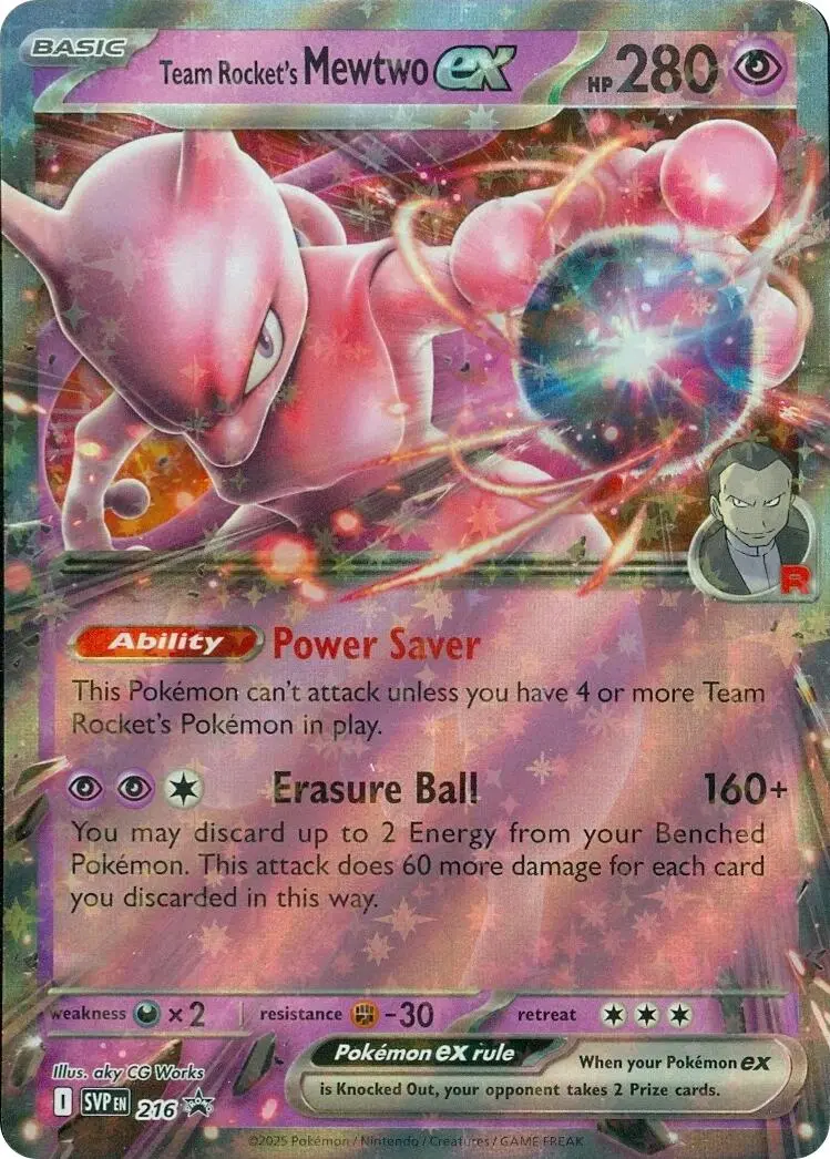Team Rocket's Mewtwo Ex (216) [Scarlet & Violet: Black Star Promos] 1