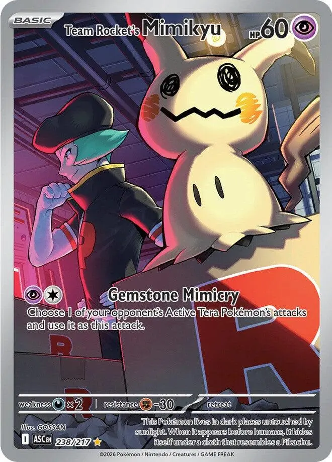 Team Rocket's Mimikyu (238/217) [Mega Evolution: Ascended Heroes] 1