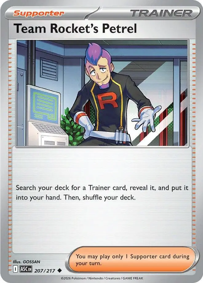 Team Rocket's Petrel (207/217) [Mega Evolution: Ascended Heroes] 1