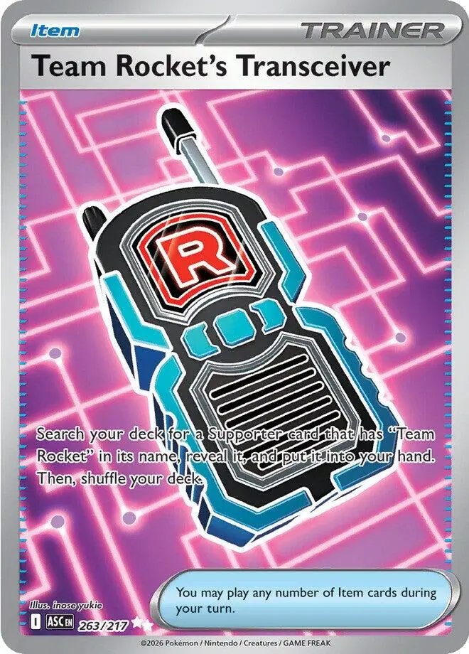 Team Rocket's Transceiver (263/217) [Mega Evolution: Ascended Heroes] 1