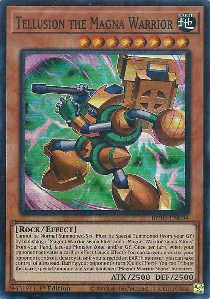 Tellusrion The Magna Warrior [Bpro-En004] Super Rare 1