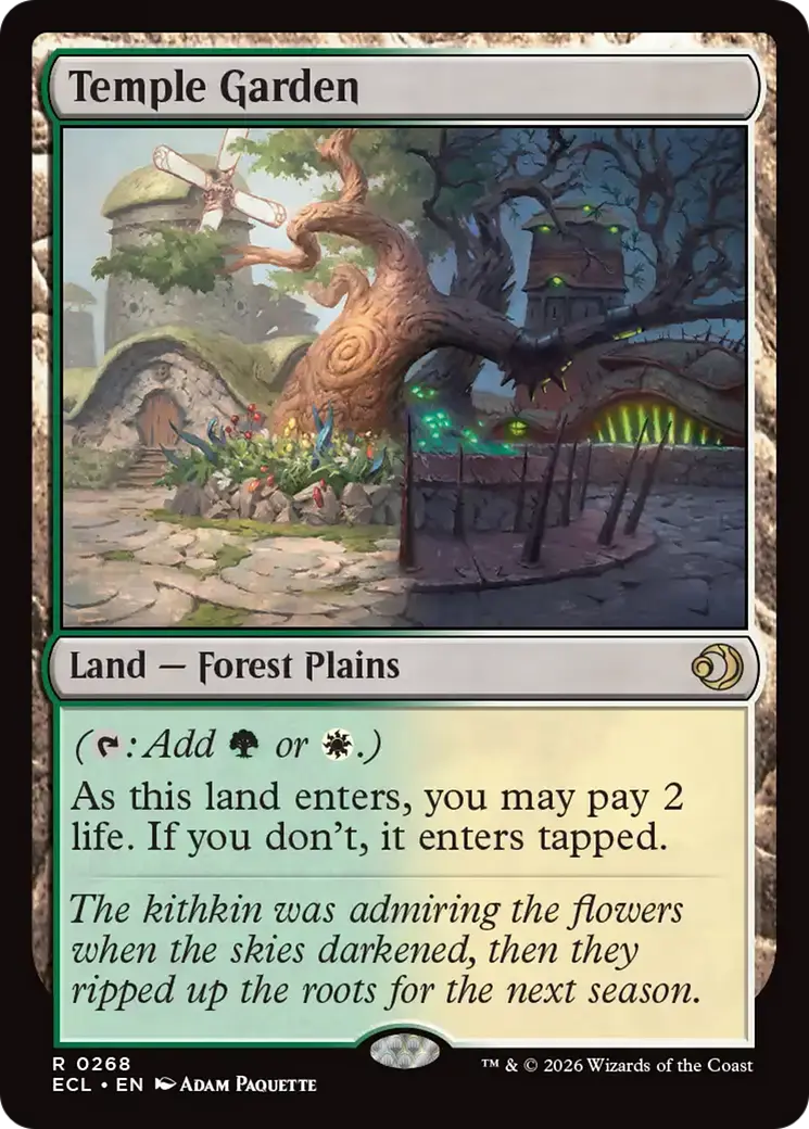 Temple Garden [Lorwyn Eclipsed] 1