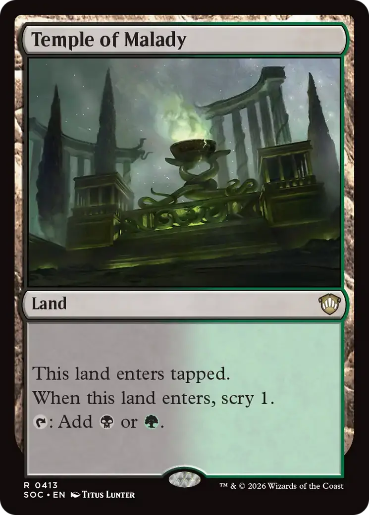 Temple Of Malady [Secrets Of Strixhaven Commander] 1