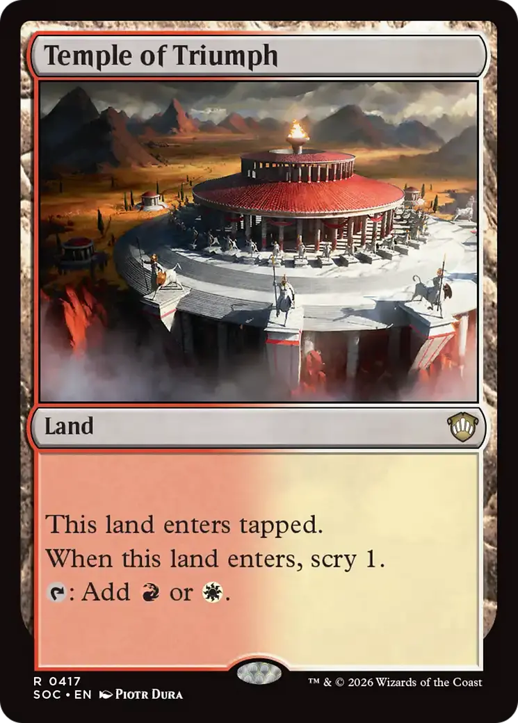 Temple Of Triumph [Secrets Of Strixhaven Commander] 1
