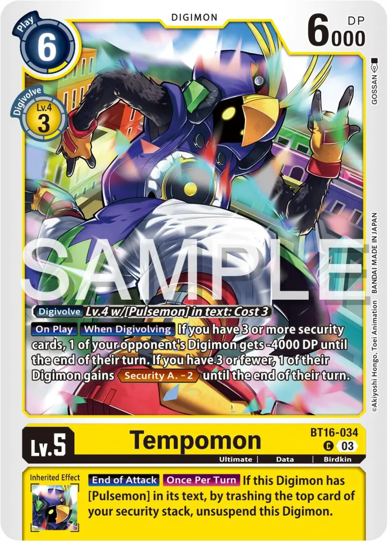 Tempomon [Bt16-034] [Beginning Observer] 1