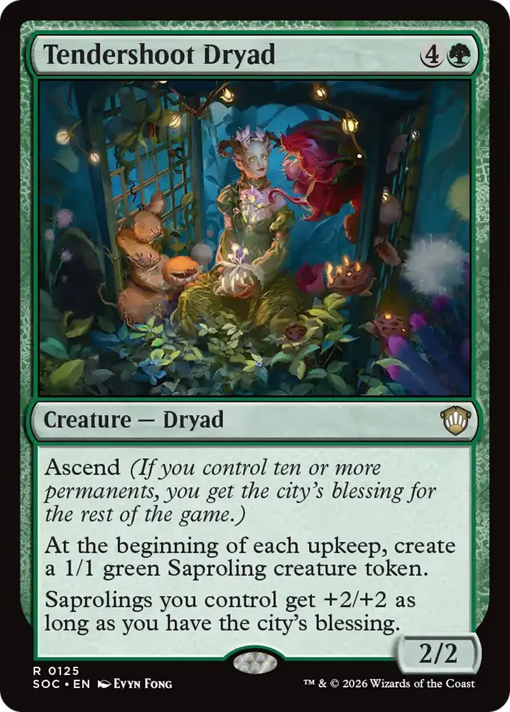 Tendershoot Dryad [Secrets Of Strixhaven Commander] 1